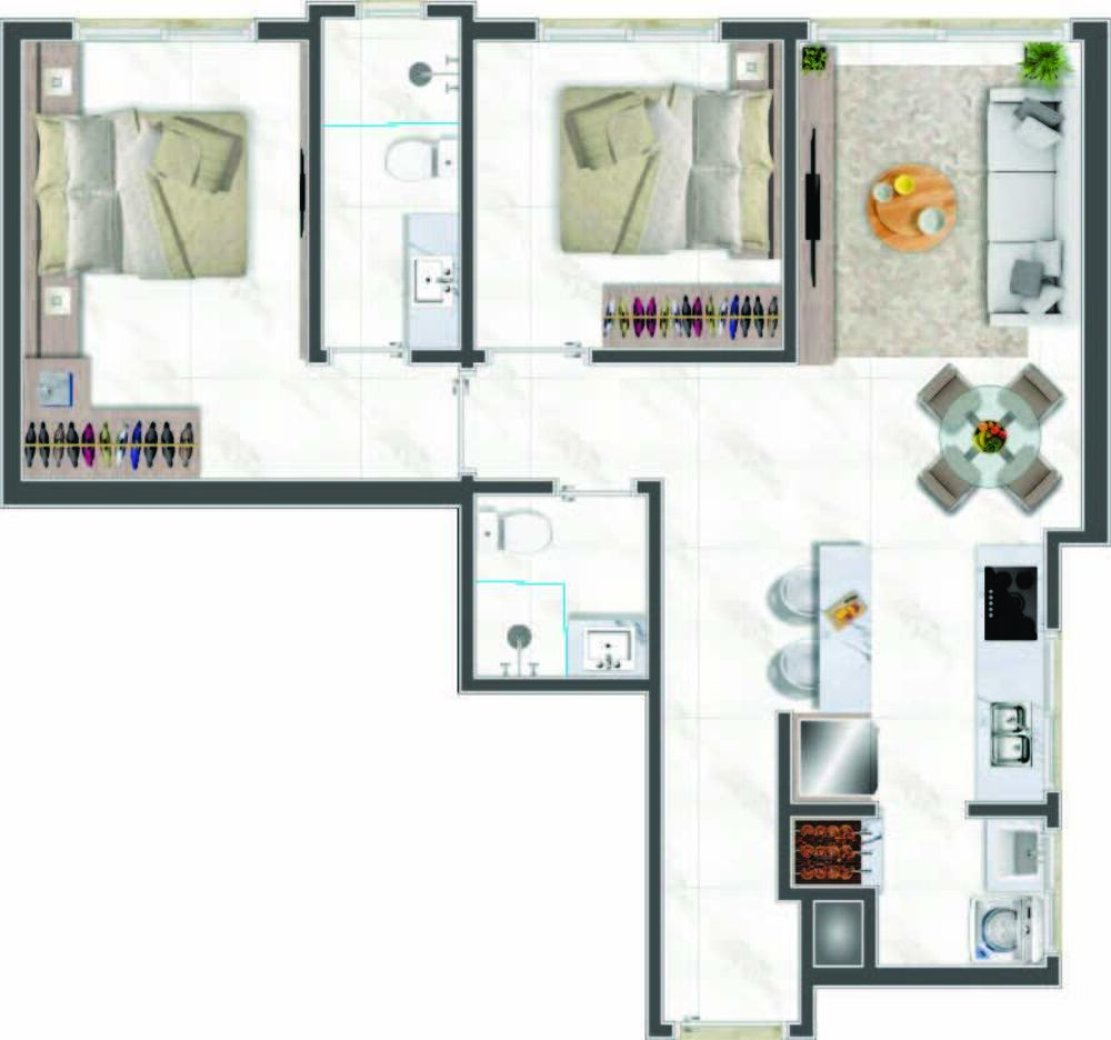 Apartamento, 2 quartos, 100 m² - Foto 22