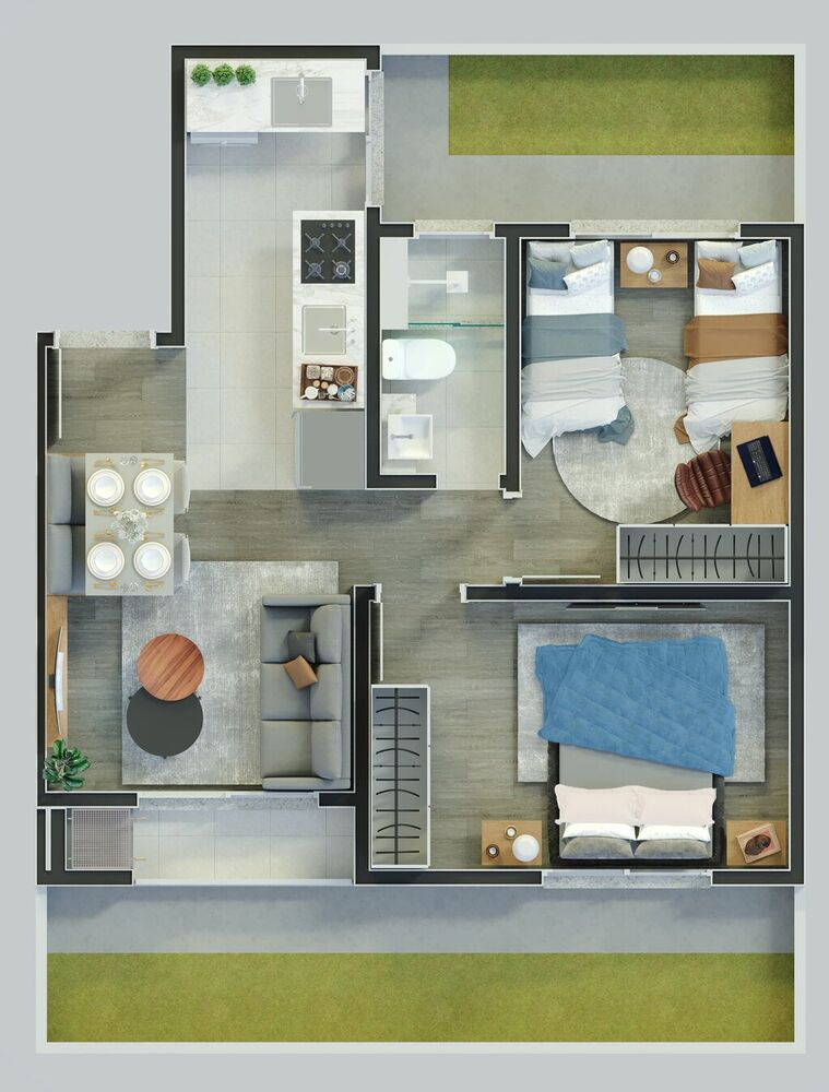 Apartamento, 2 quartos, 43 m² - Foto 12