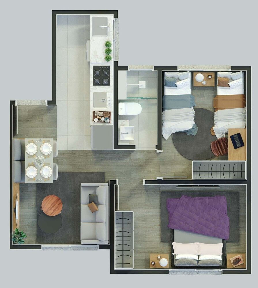 Apartamento, 2 quartos, 43 m² - Foto 11