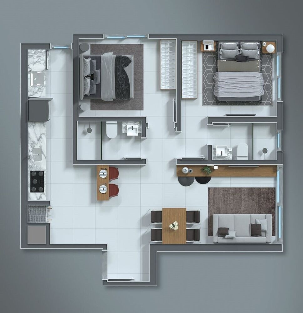 Apartamento, 2 quartos, 98 m² - Foto 4