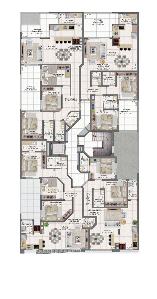 Apartamento, 3 quartos, 120 m² - Foto 4