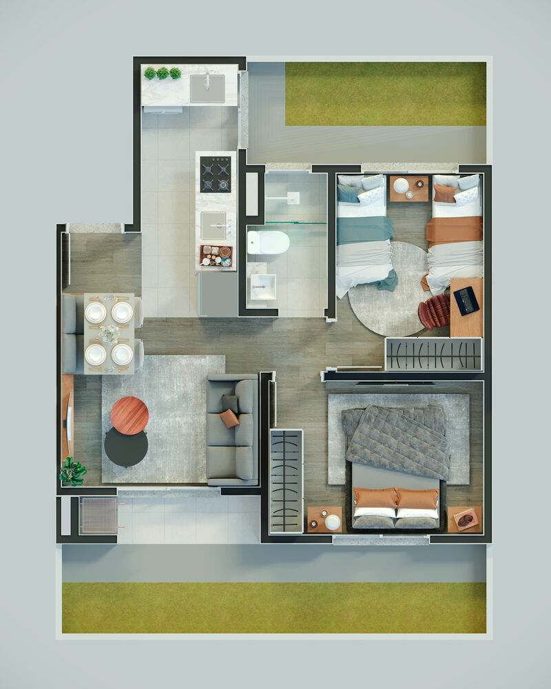 Apartamento, 2 quartos, 40 m² - Foto 12