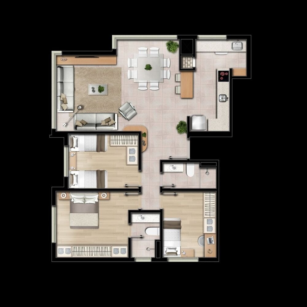 Apartamento, 2 quartos, 64 m² - Foto 4