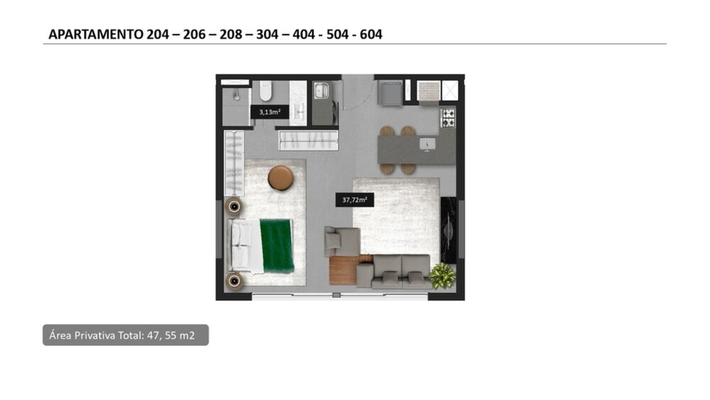 Apartamento, 2 quartos, 65 m² - Foto 4