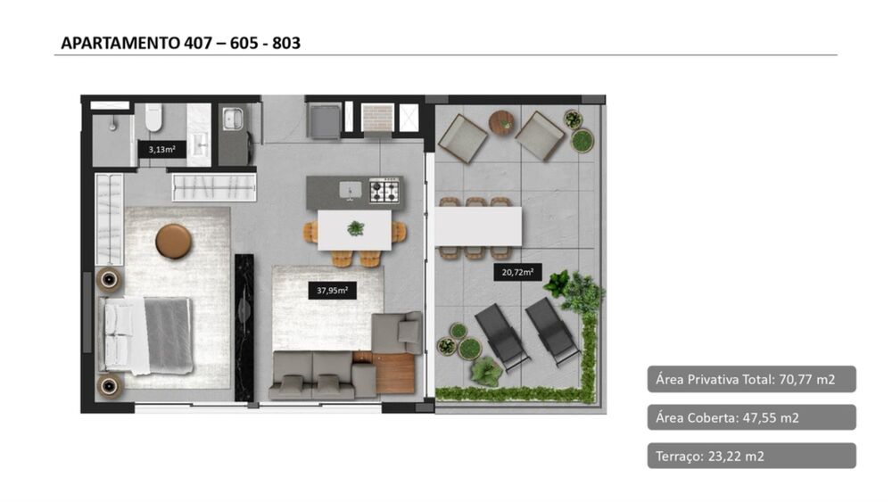 Apartamento, 2 quartos, 65 m² - Foto 7