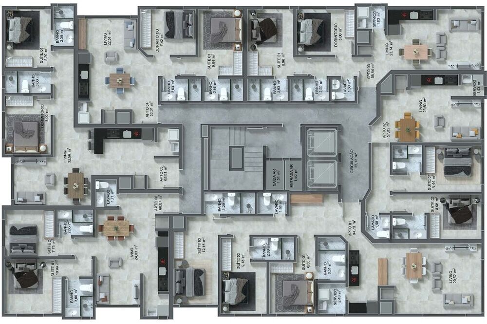 Apartamento, 2 quartos, 69 m² - Foto 16