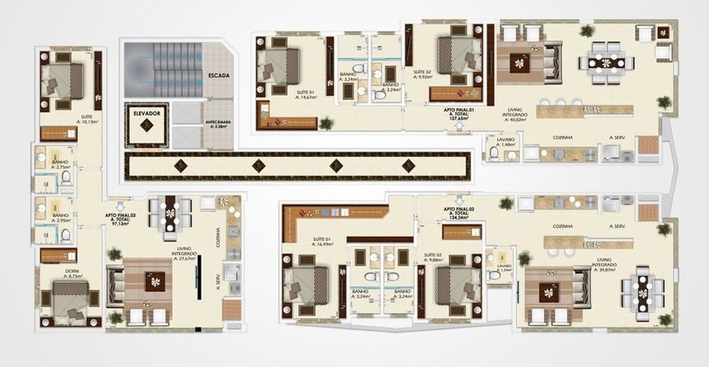 Apartamento, 2 quartos, 97 m² - Foto 12