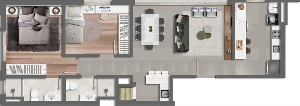 Apartamento, 2 quartos, 104 m² - Foto 7