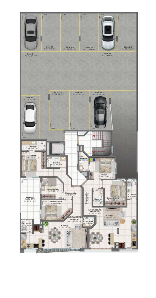Apartamento, 4 quartos, 121 m² - Foto 7