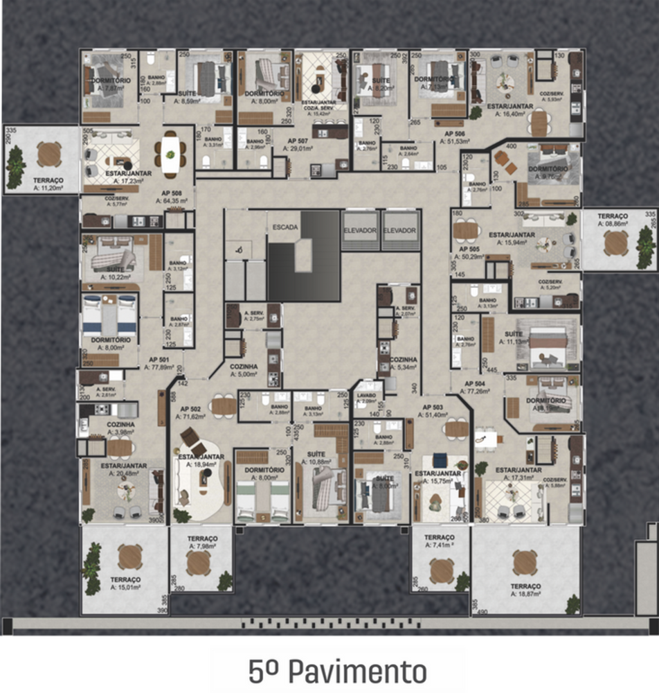 Apartamento, 2 quartos, 75 m² - Foto 12
