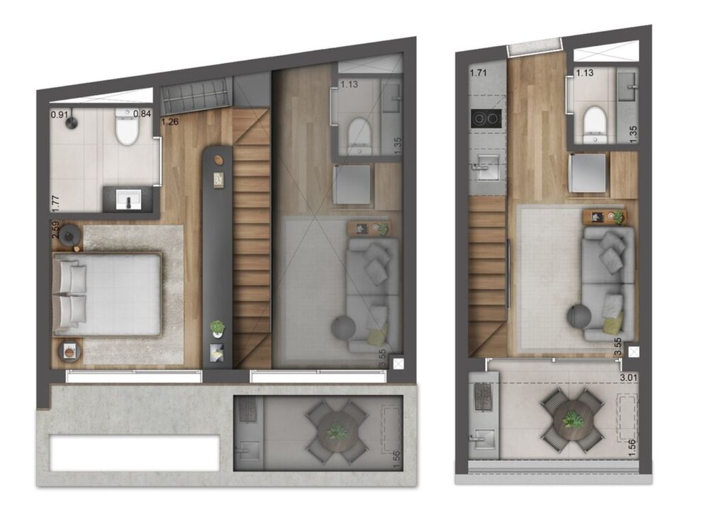 Loft, 43 m² - Foto 23