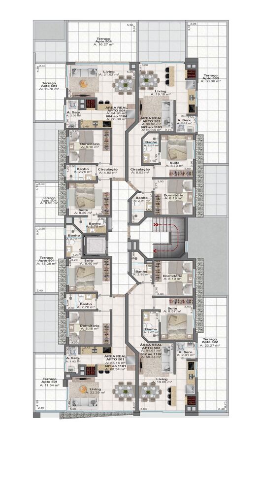 Apartamento, 3 quartos, 86 m² - Foto 3