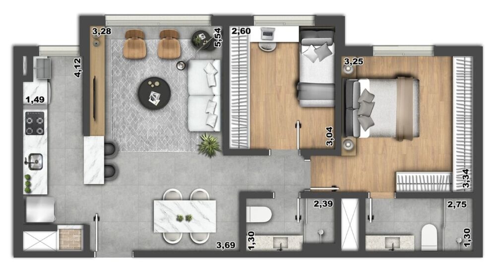 Apartamento, 3 quartos, 76 m² - Foto 22