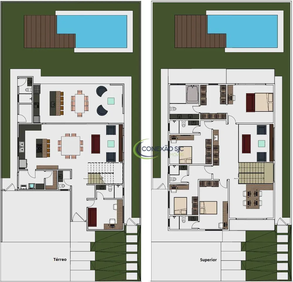 Sobrado, 4 quartos, 336 m² - Foto 2