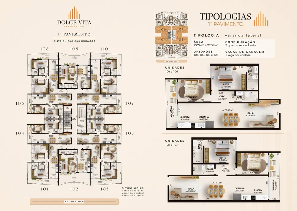 Apartamento, 2 quartos, 75 m² - Foto 13