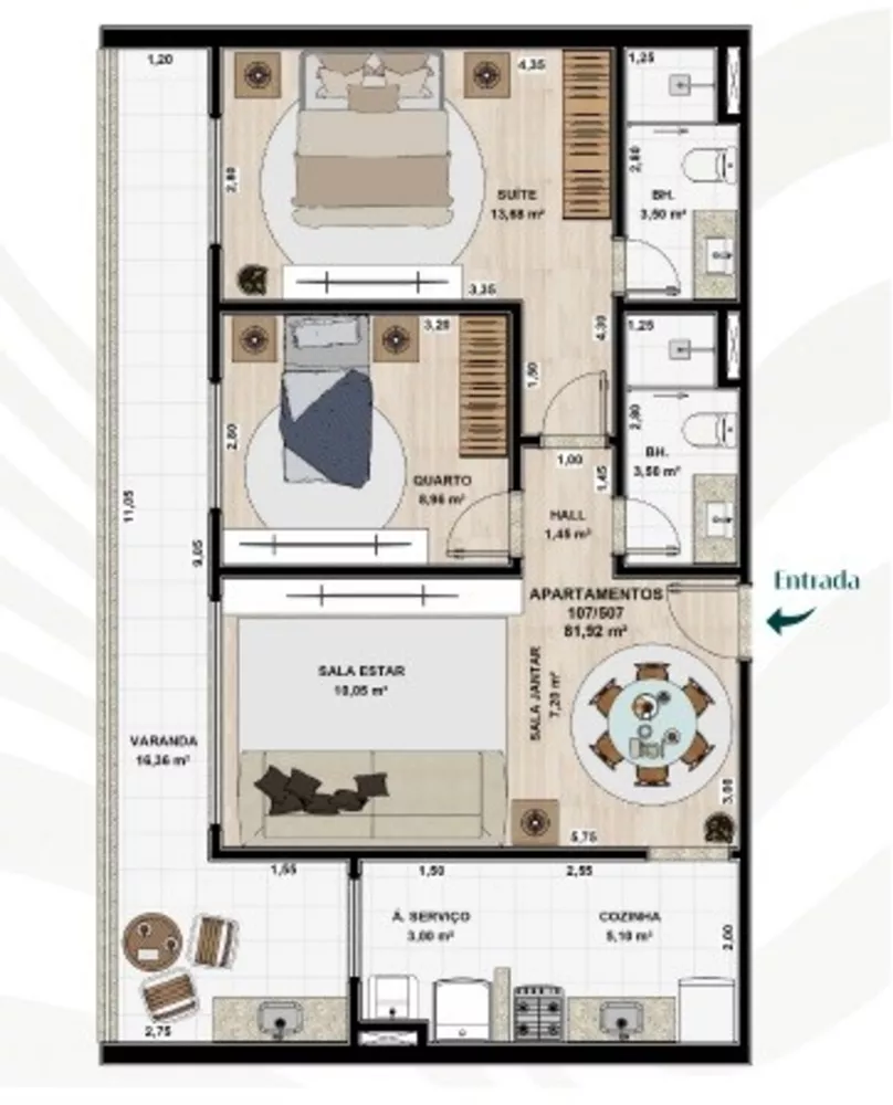 Apartamento, 3 quartos, 132 m² - Foto 10