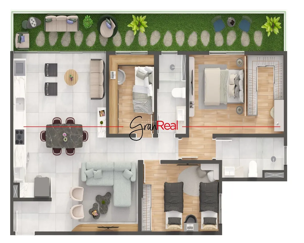 Apartamento, 3 quartos, 85 m² - Foto 2