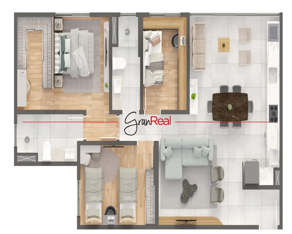 Apartamento, 3 quartos, 85 m² - Foto 3
