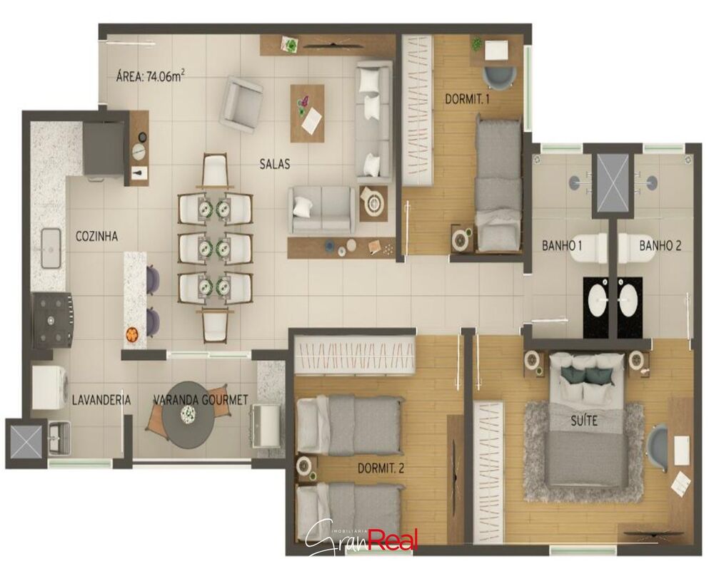 Apartamento, 2 quartos, 60 m² - Foto 11