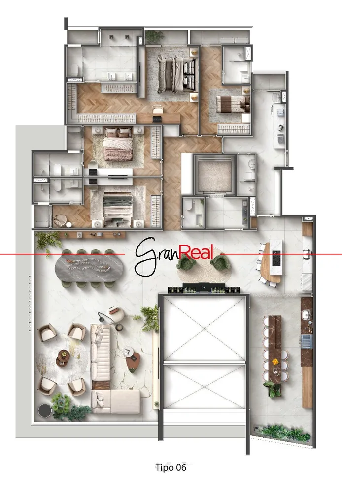 Apartamento, 4 quartos, 225 m² - Foto 11