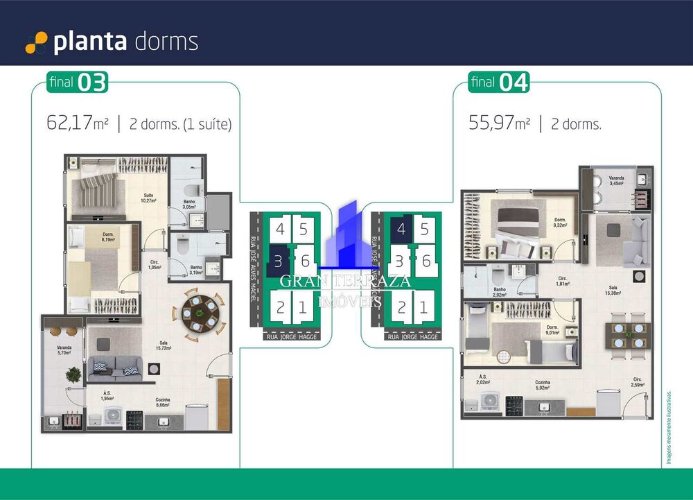 Apartamento, 2 quartos, 55 m² - Foto 6