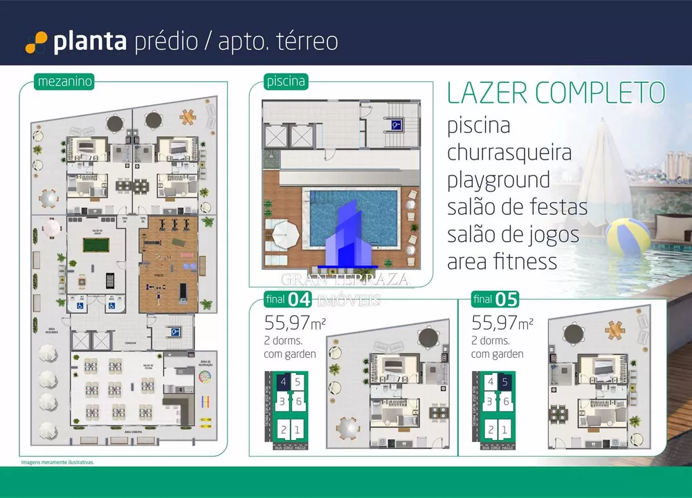 Apartamento, 2 quartos, 55 m² - Foto 1