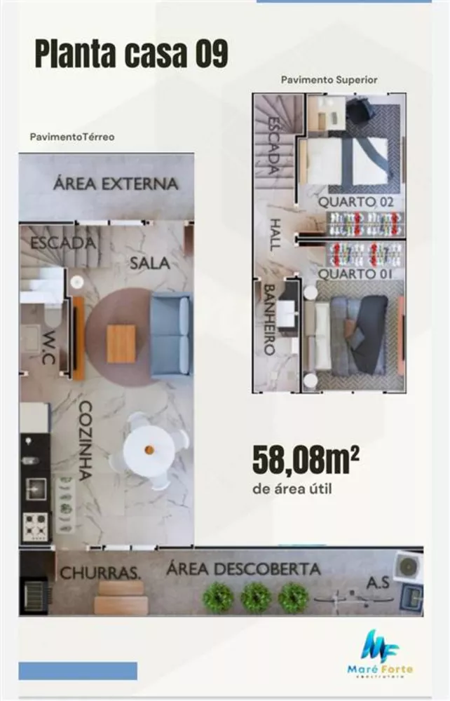 Sobrado à venda com 2 quartos, 58m² - Foto 10