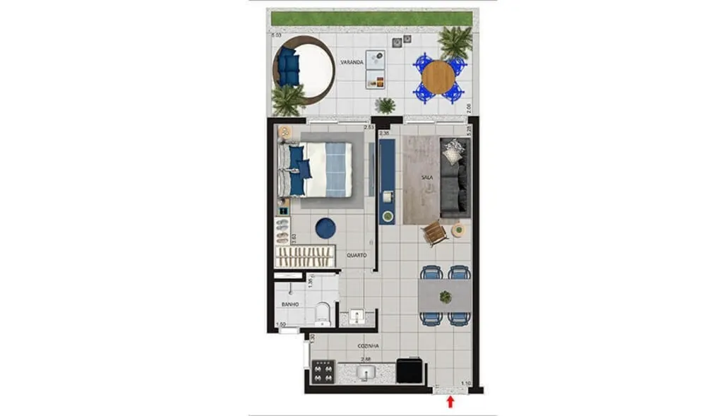 Apartamento, 2 quartos, 69 m² - Foto 14