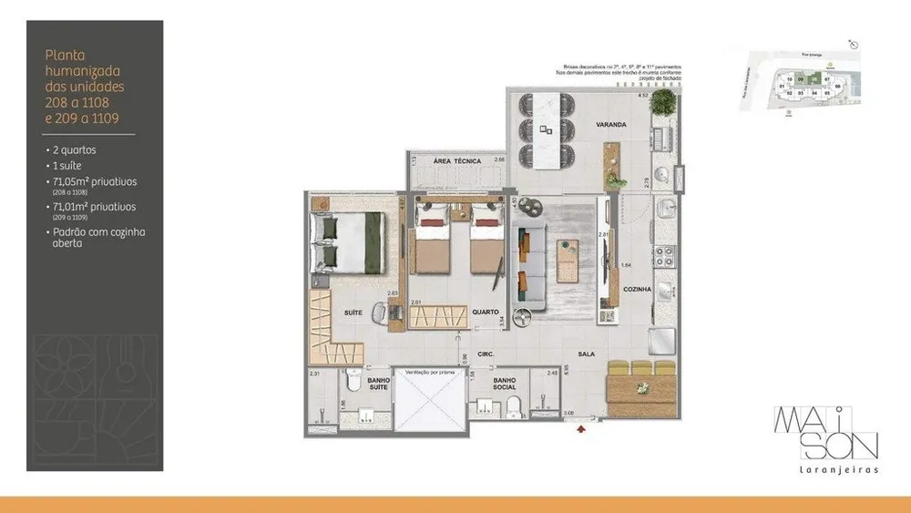 Apartamento, 2 quartos, 71 m² - Foto 18