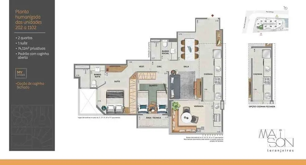 Apartamento, 2 quartos, 71 m² - Foto 21
