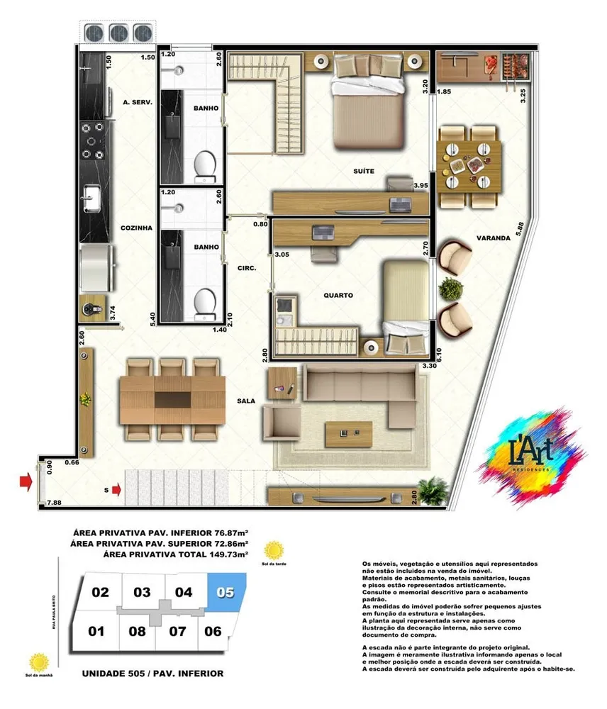 Cobertura, 3 quartos, 164 m² - Foto 33