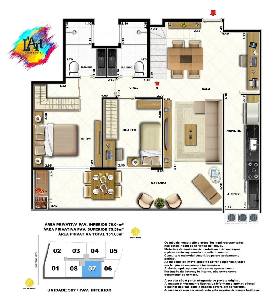 Cobertura, 3 quartos, 164 m² - Foto 35