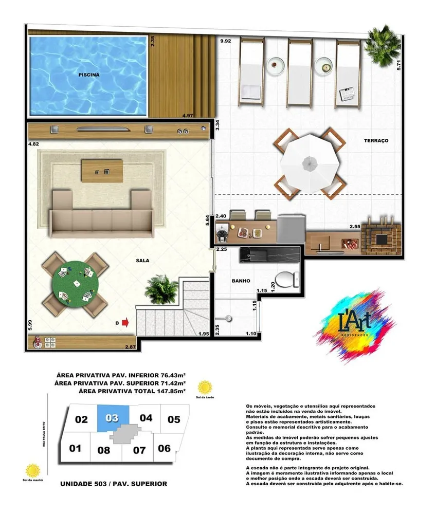 Cobertura, 3 quartos, 164 m² - Foto 30