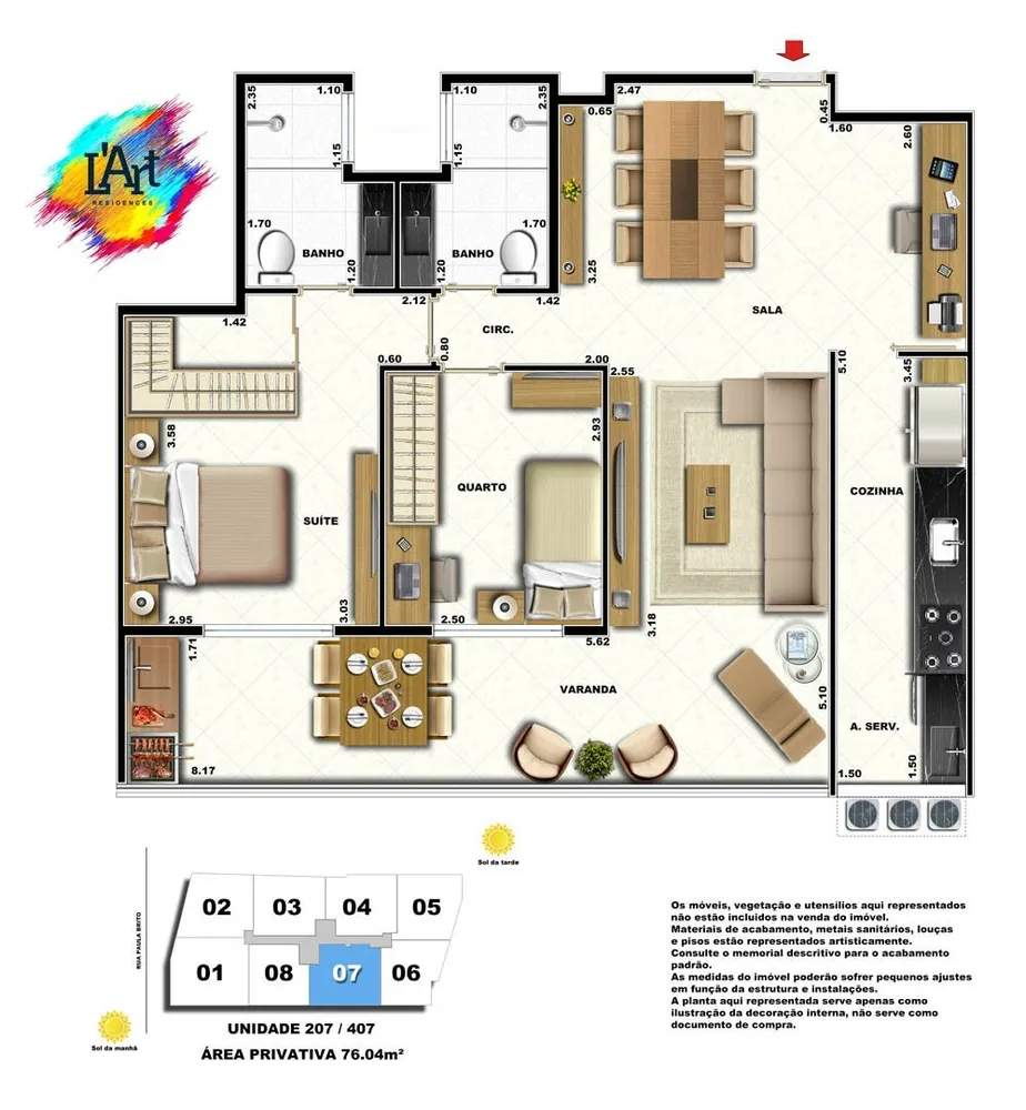 Cobertura, 3 quartos, 164 m² - Foto 16