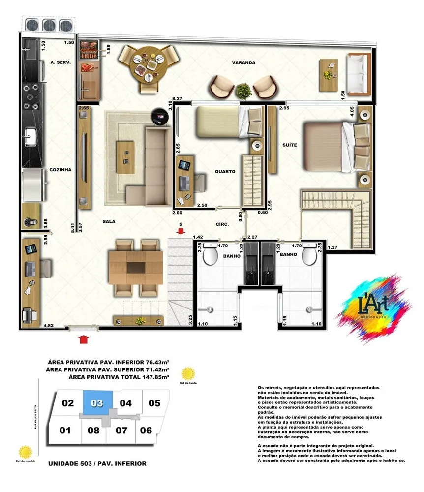 Cobertura, 3 quartos, 164 m² - Foto 29