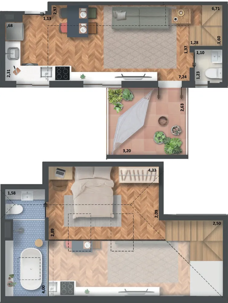 Loft, 49 m² - Foto 23
