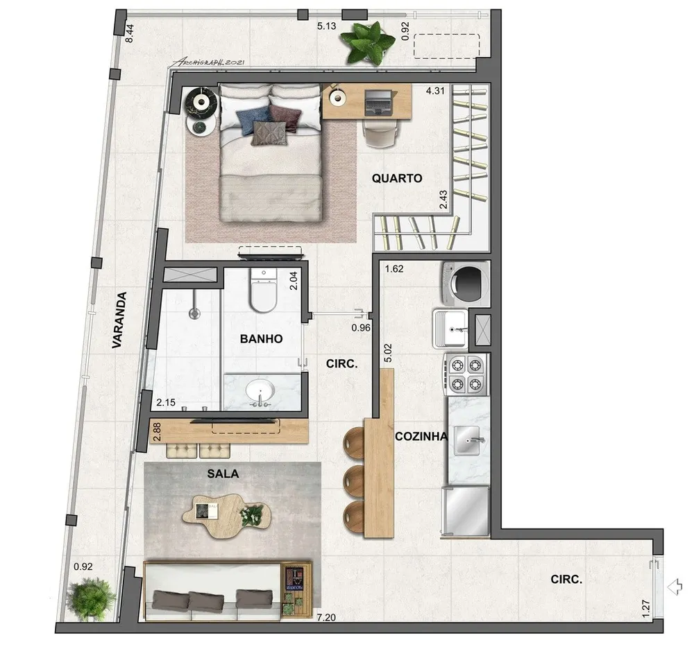Apartamento, 2 quartos, 137 m² - Foto 17