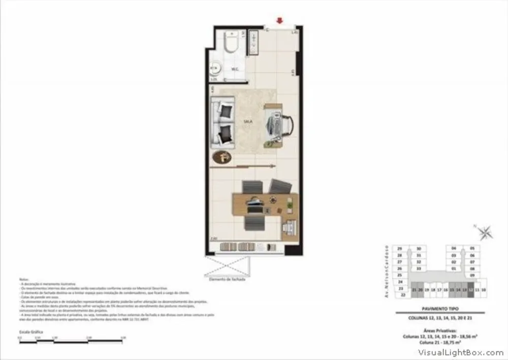 Sala-Conjunto, 17 m² - Foto 17
