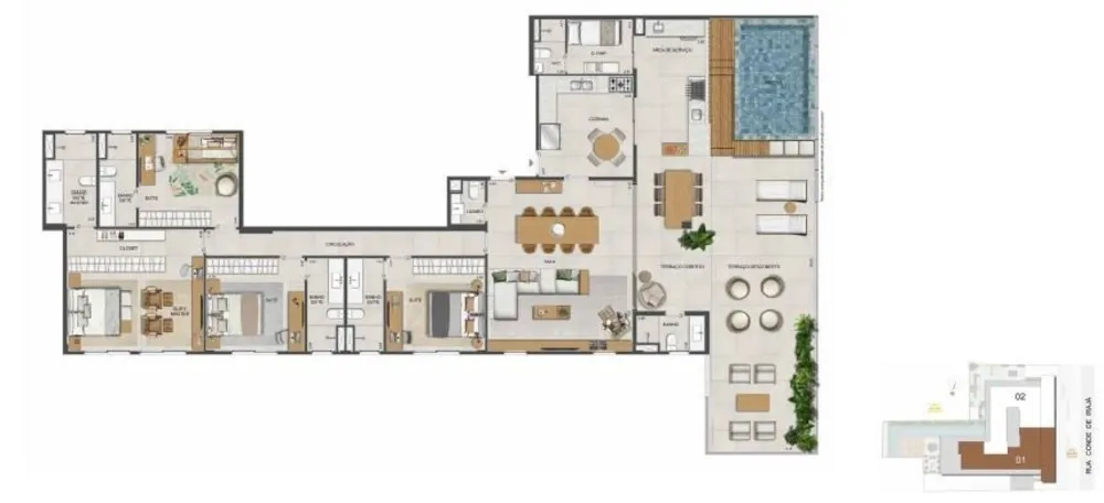 Apartamento, 3 quartos, 150 m² - Foto 22
