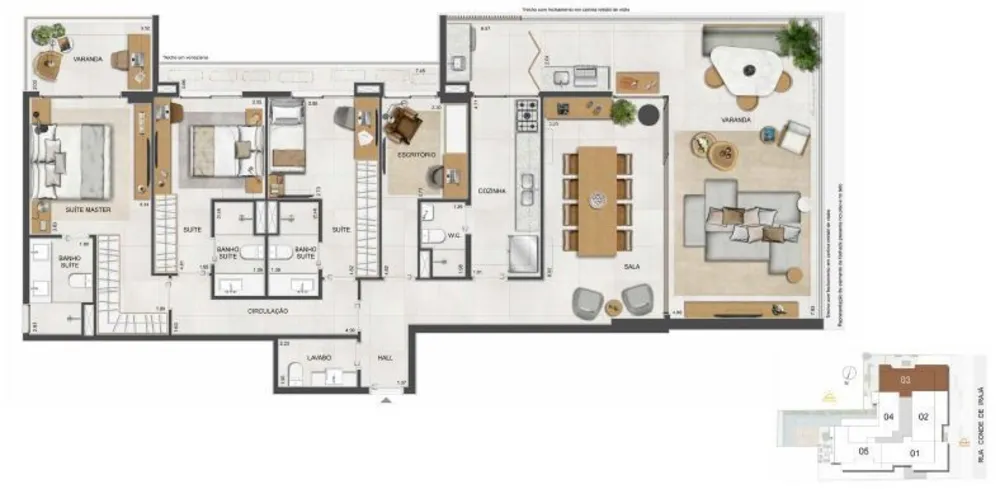 Apartamento, 3 quartos, 150 m² - Foto 21