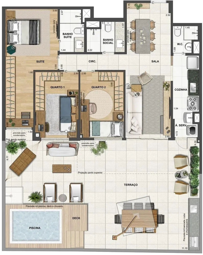 Apartamento, 3 quartos, 89 m² - Foto 31
