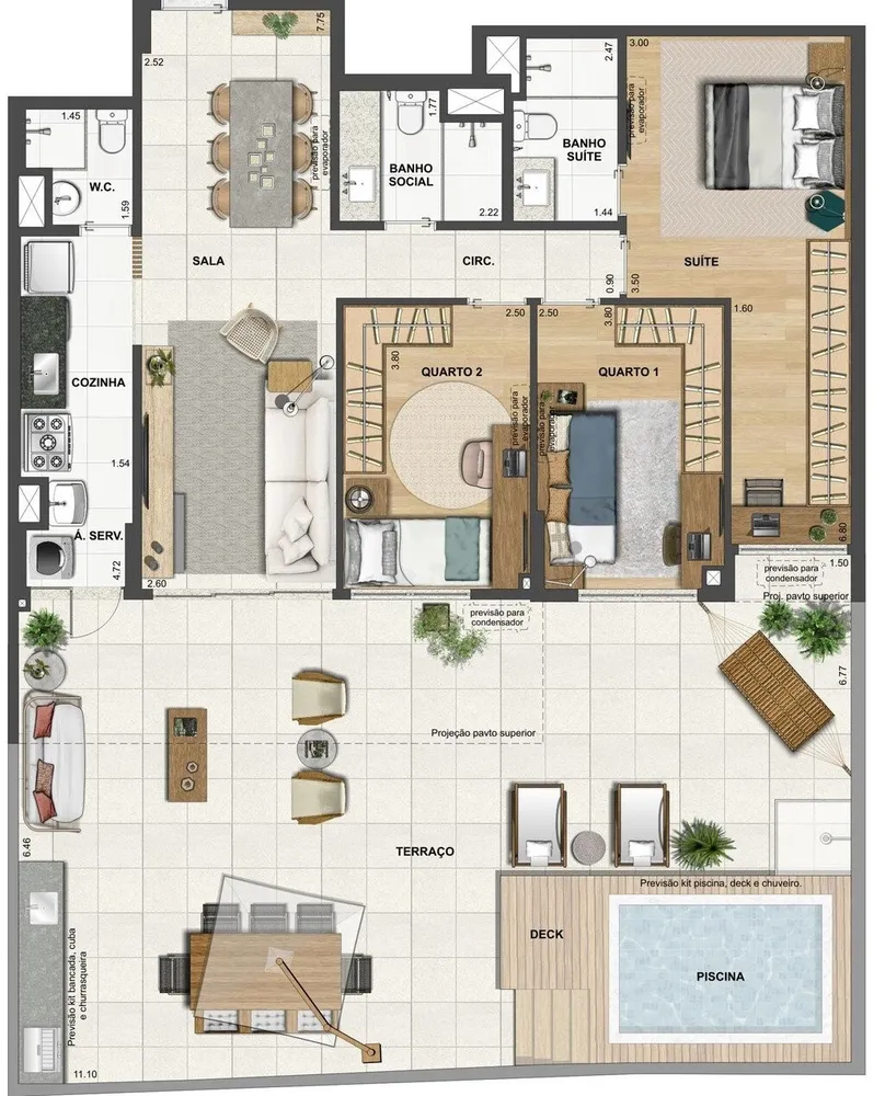 Apartamento, 3 quartos, 89 m² - Foto 35