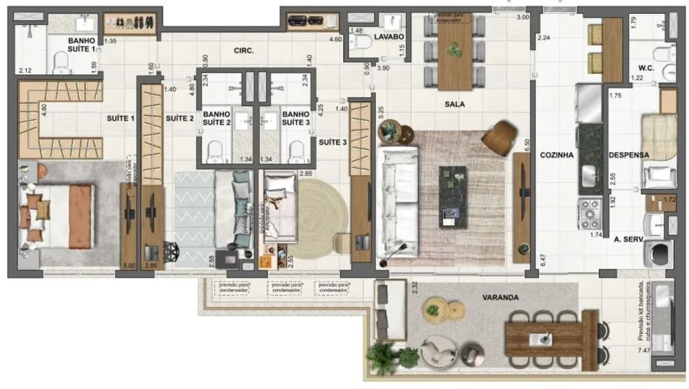 Cobertura, 3 quartos, 212 m² - Foto 43