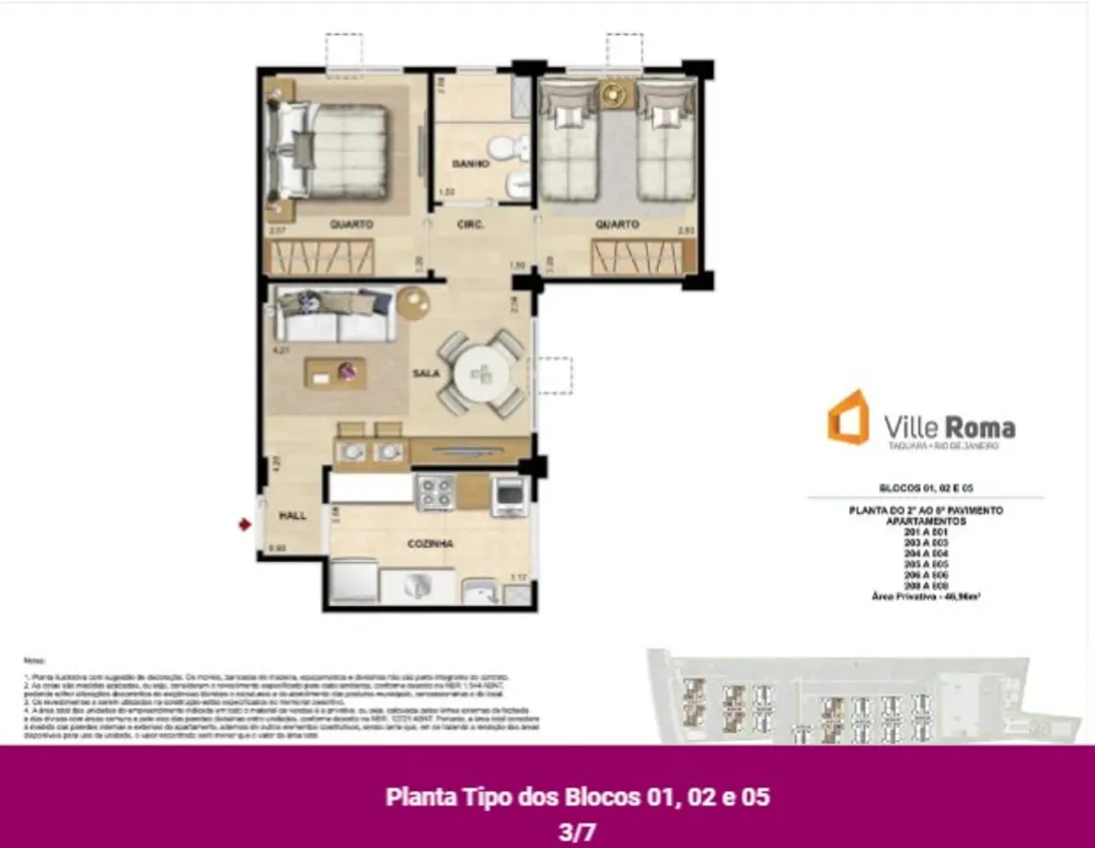 Apartamento, 2 quartos, 62 m² - Foto 8