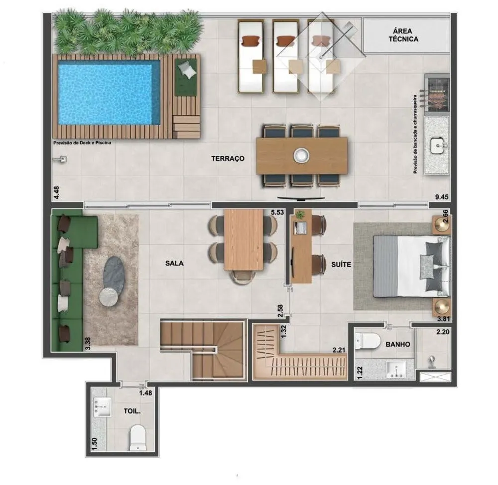 Cobertura, 3 quartos, 162 m² - Foto 36