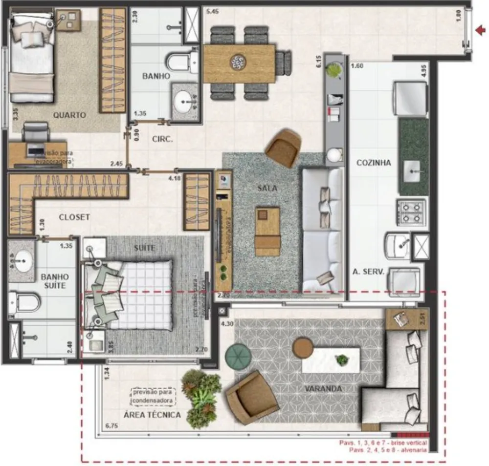 Apartamento, 2 quartos, 79 m² - Foto 69
