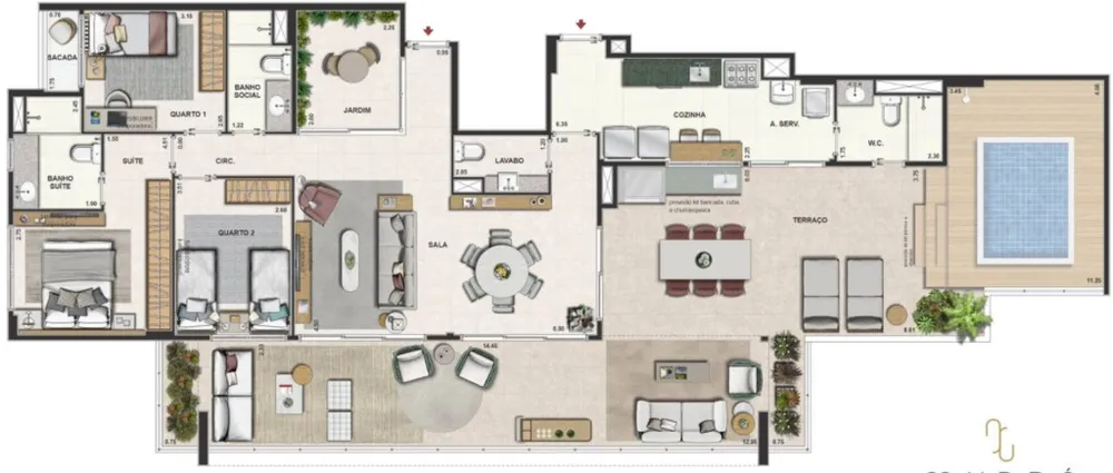 Apartamento, 2 quartos, 79 m² - Foto 76