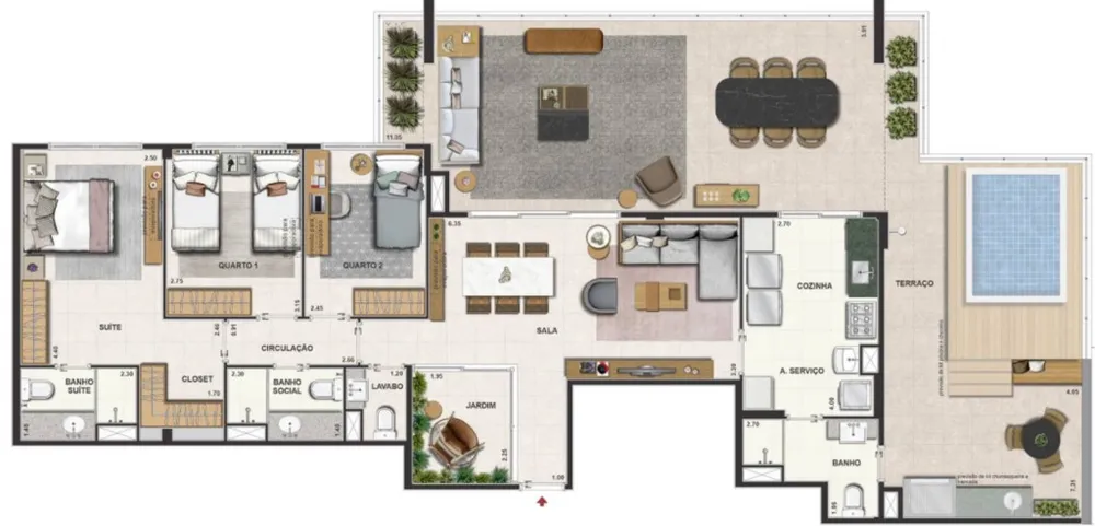 Apartamento, 2 quartos, 79 m² - Foto 74