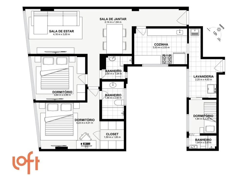 Apartamento, 2 quartos, 88 m² - Foto 38