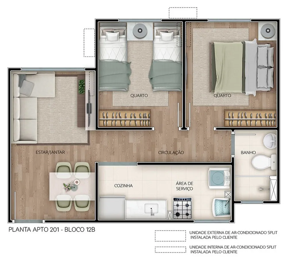 Apartamento, 2 quartos, 41 m² - Foto 20